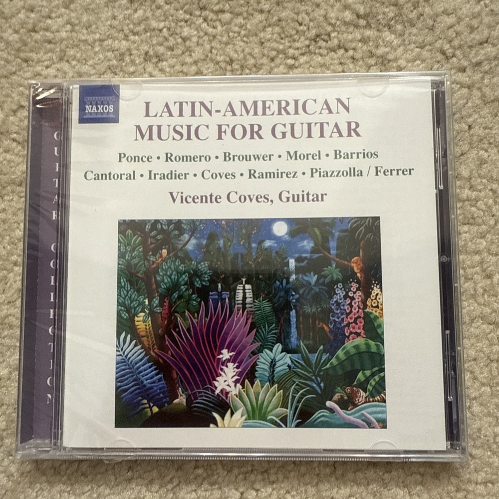 Latin-American Music for Guitar by Vicente Coves (CD, 2011) Naxos Guitar Coll.